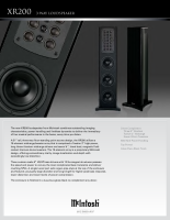 McIntosh XR-200 - Brochure